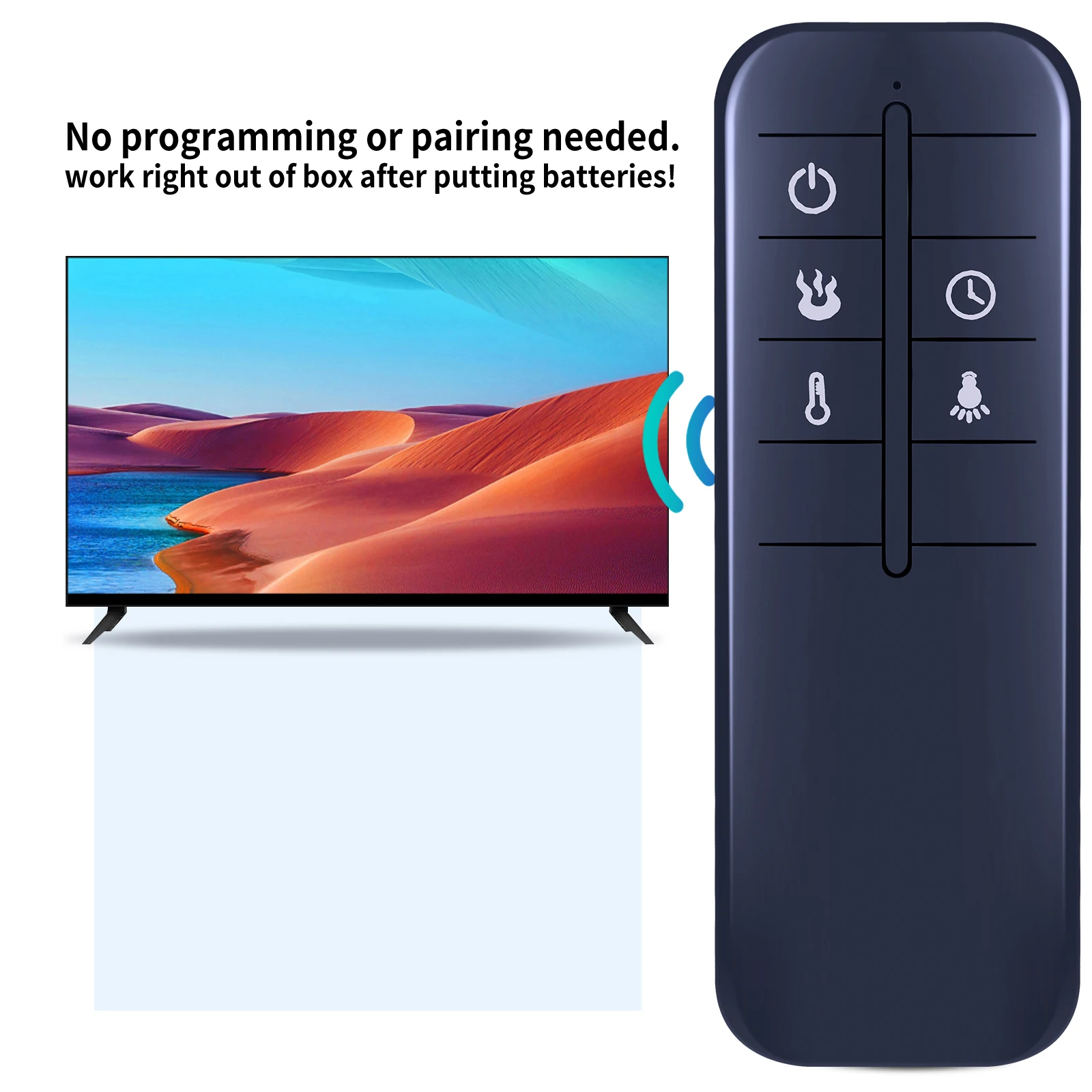 New Remote Control For Greentouch Fullerton Electric Fireplace 10180SB-28-254 10180SB-28-256 257