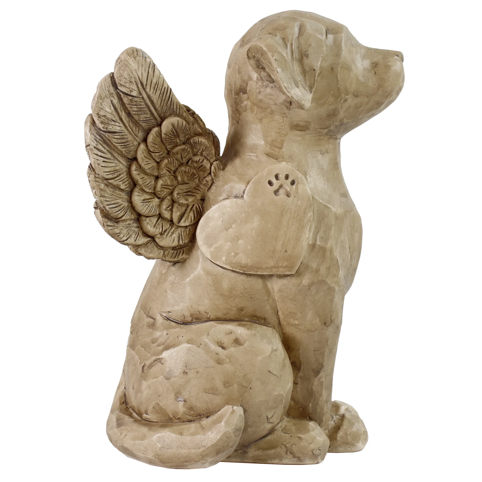 Personalized Dog Angel Memorial Figurine, Custom Memorial Pet Dog Statue, Engrave Dog Memorial Gifts