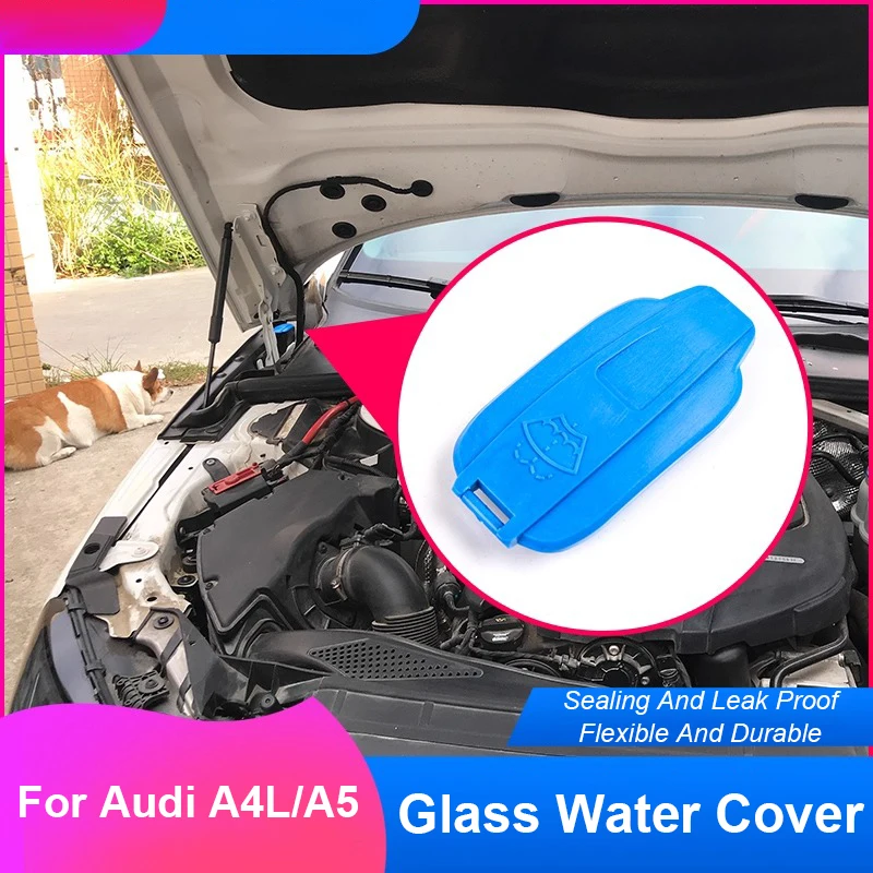

8W0955455B For Audi A4L A5 2017-2024 Car Glass Kettle Cover WindshieldWiper Spray Water Fluid Storage Tank Cover Cap Lid