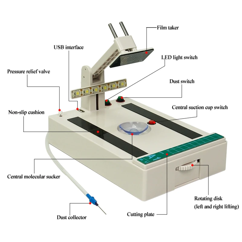 M80 Professional Universal Automatic Mobile Phone Film Laminator