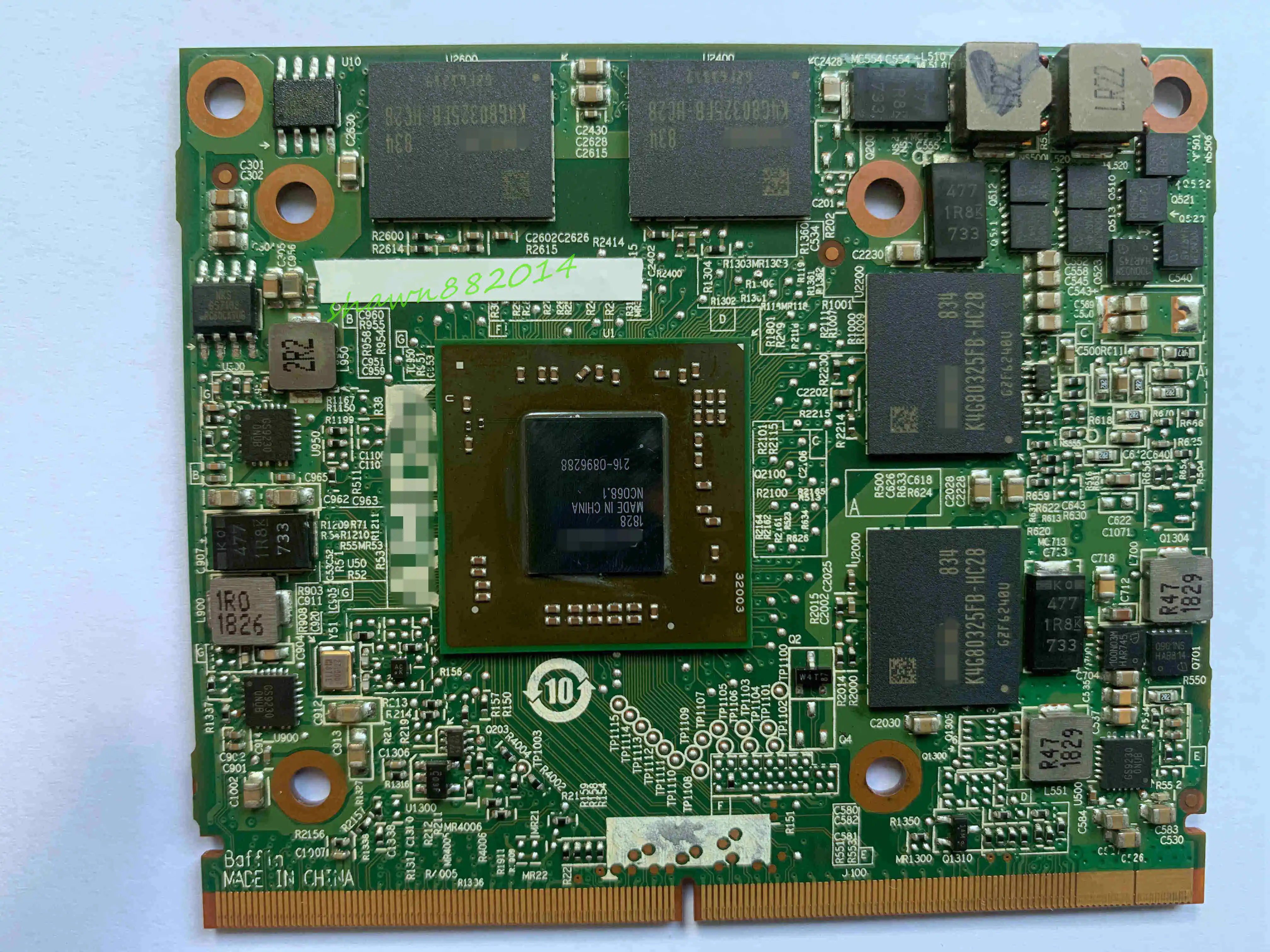

For AMD Embedded GPU E9260 216-0896288 4GB Video Graphics Card MXM 3.0 Type A