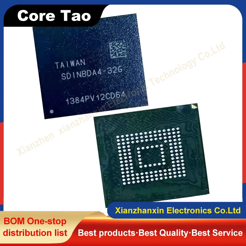 1pcs/lot SDINBDA4-32G  SDINBDA4 EMMC 5.1 Word Library 32GB memory memory BGA153
