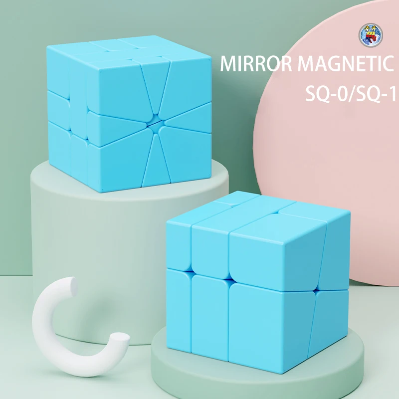 

SENGSO Speed Cube 3X3 Mirror SQ-O SQ-1 Stickerless Magnetic competition beginner Square-1 special-Shape Professional cubes