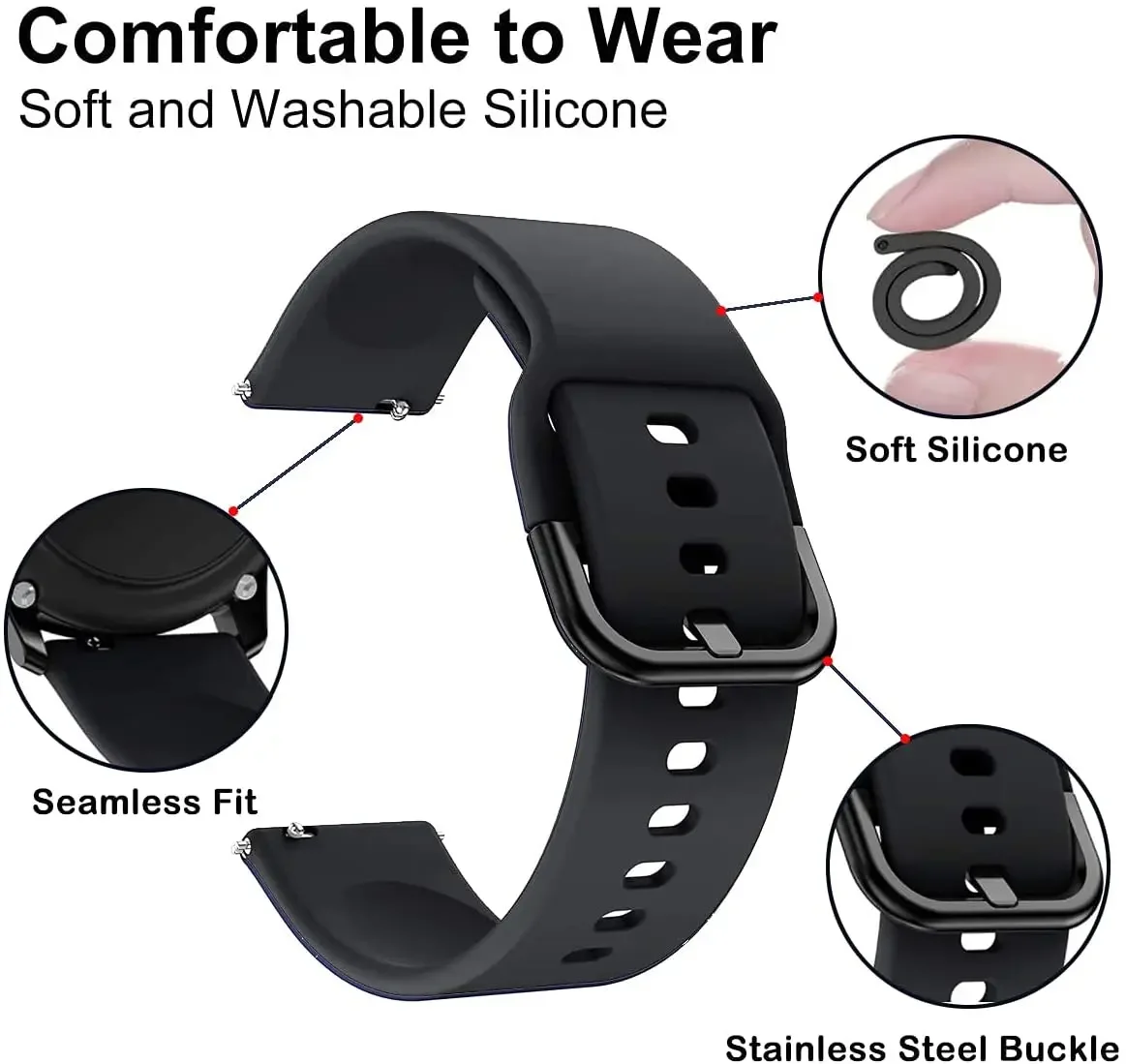 Silicone Strap For Redmi Watch 5 Active Smart Watch Band Sports Replacement Bracelet For Redmi Watch 5 Lite Wristband Correa image 5