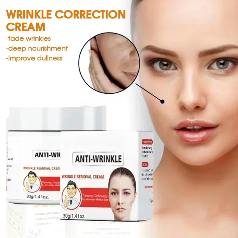 Facial Anti-Wrinkle Serum Eliminates Wrinkles Firms Skin Removes Color Spots Diminishes Fine Lines Anti-Aging Essence Face Care