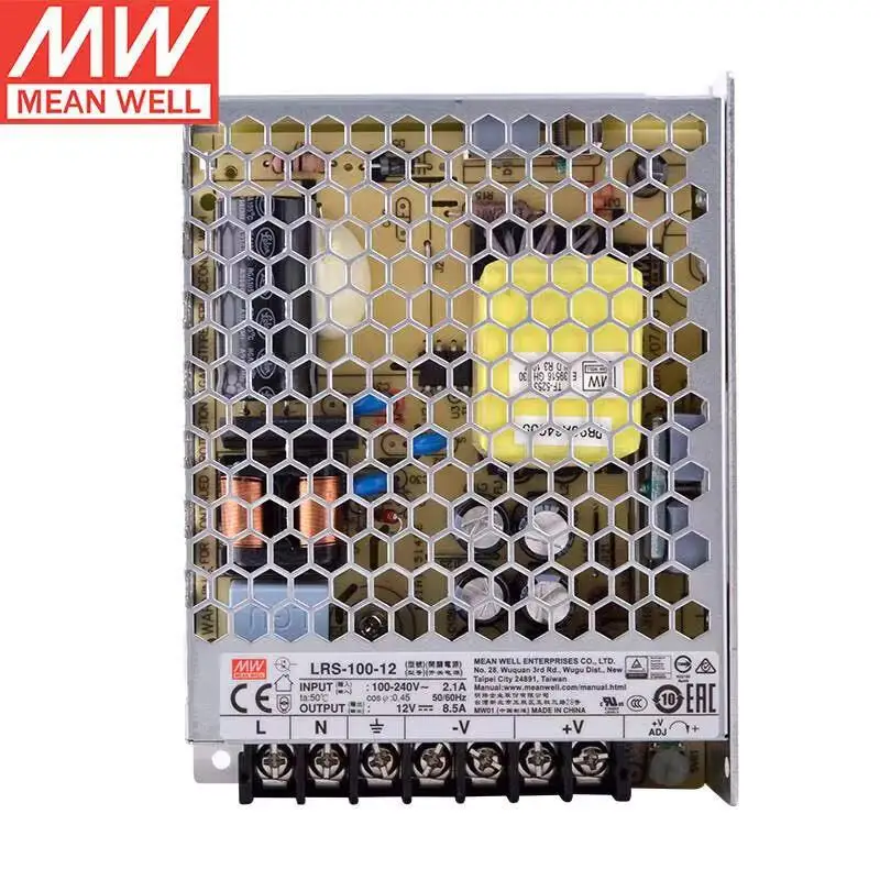 Tai Wan MEAN WELL LRS-100-12 O/P +12V8.5A Single Output Switching Power Supply Led Driver Brand New Original Authentic