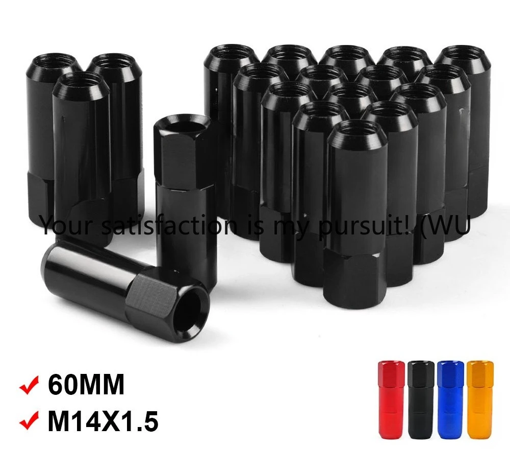 

Car modification 60mm wheel hub screws, lightweight aluminum alloy tire nuts M14/M12X1.5 20 pcs