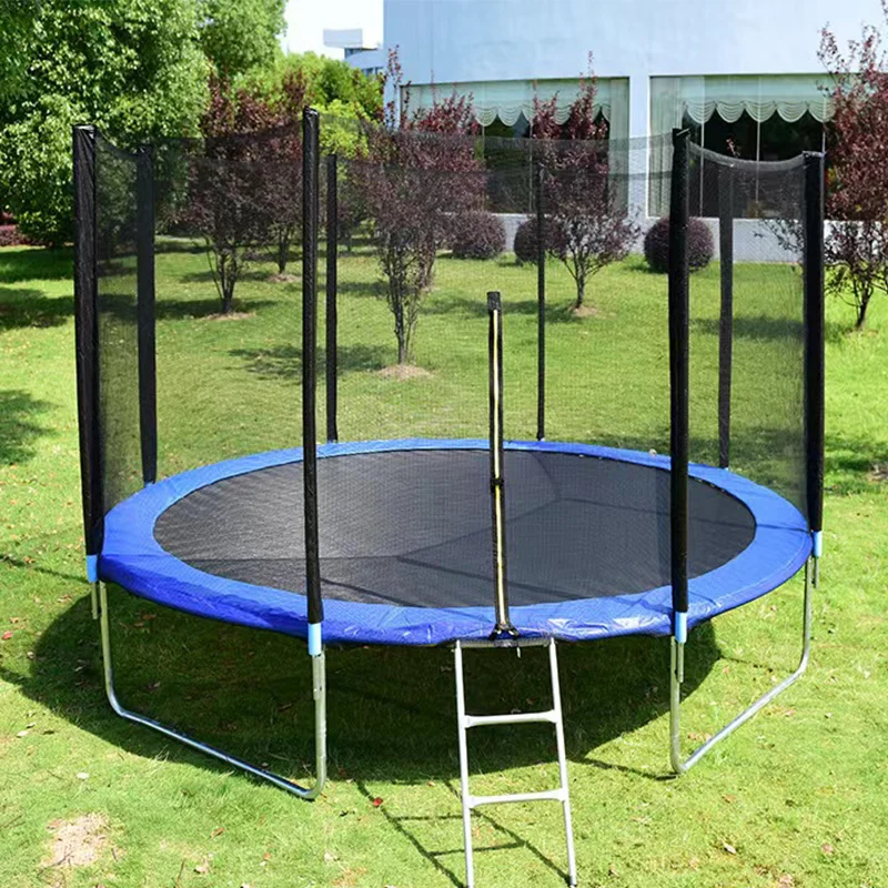 Factory Directly Sell Large Outdoor Fitness Trampoline for Adults and Kids 6FT 10FT 14FT 16FT PVC Elastic Trampoline