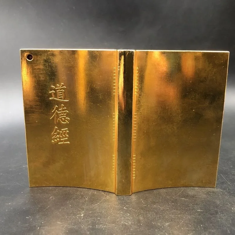 

Антикварный Винтаж Dao De Jing Ретро Старый Бронзовый Писание Позолоченный Старый Объект Подвесное Украшение Коллекционный Ручной Орнамент Displa