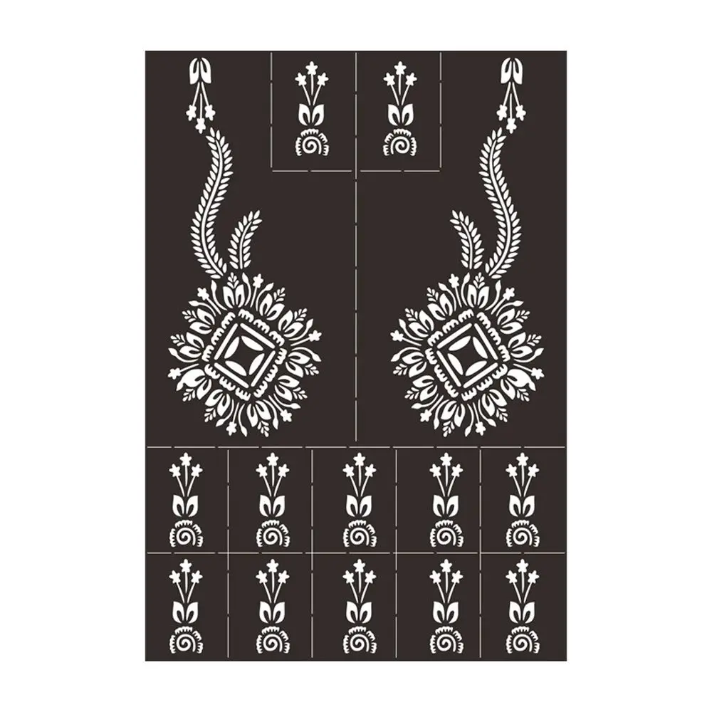 Tool Airbrush Painting DIY Legs Arm Hollow Drawing Template Henna Stencil Body Art Sticker Template Temporary Tattoo Stencil