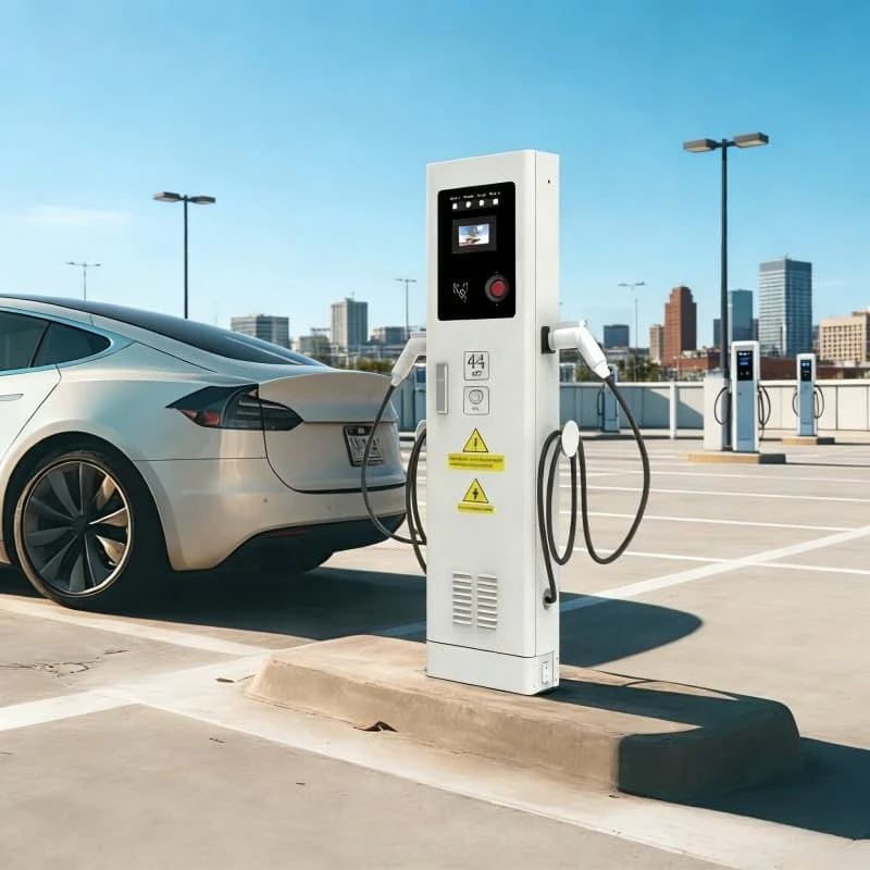 DC EV Charging Station Fast Charger Ev Fast Charger 80kW Wall Mounted CCS2 Type 2 Home Apartment Commercial Use Customized