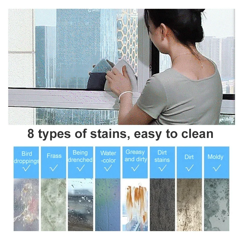 2024 Efficient Cleaning of Home and High-Rise Windows with New Magnetic Glass Cleaning Tool, Double Sided and Strongly Magnetic