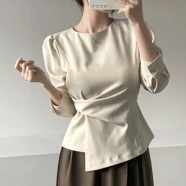 

Шикарное винтажное платье с асимметричным подолом и прямым кроем из хлопка для женщин, повседневное, деловое