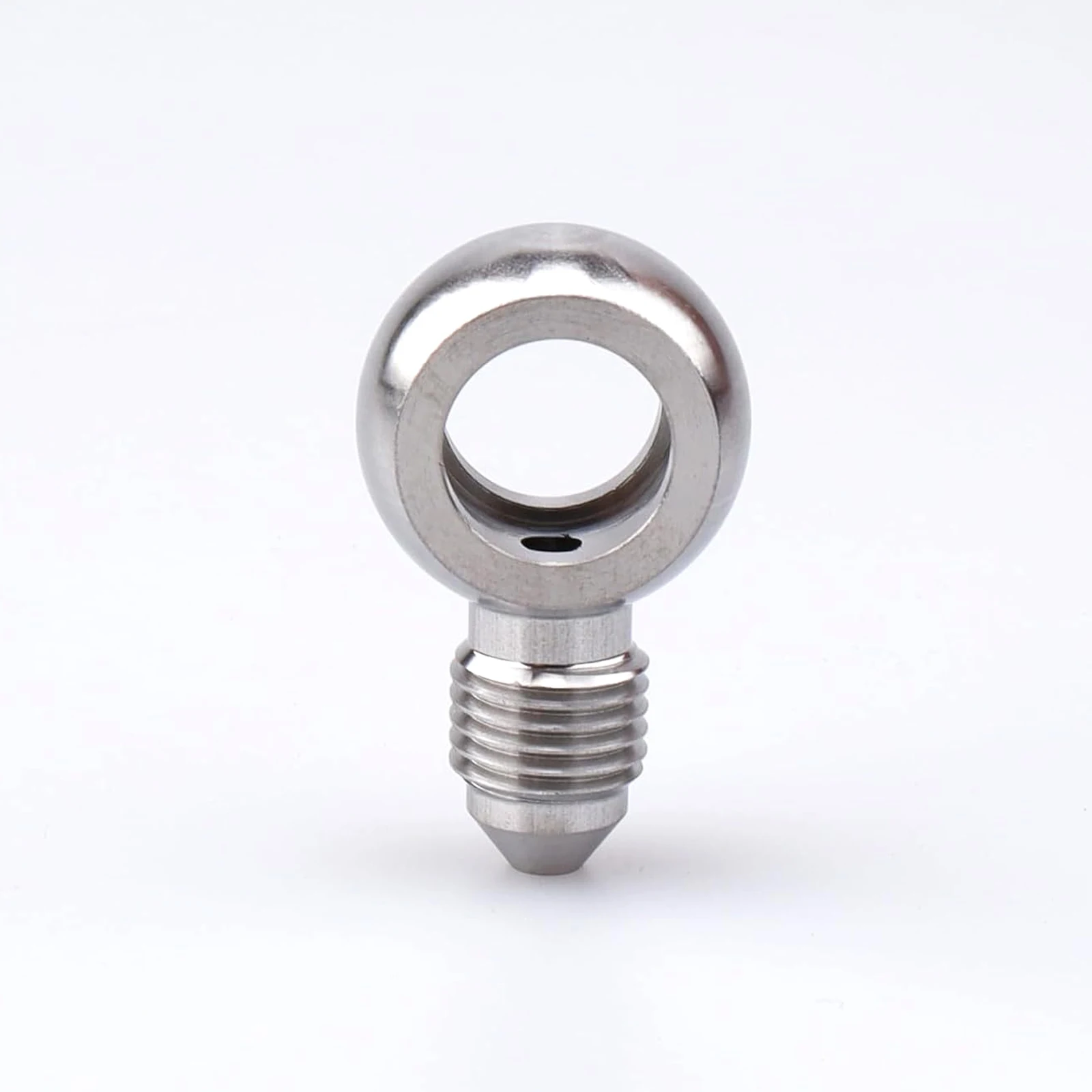 

Universal Iron Banjo Adapter Fitting 4AN 6AN Male Flare AN4 AN6 to 10mm 14mm Banjo Hole for Fuel Brake Systems Silver