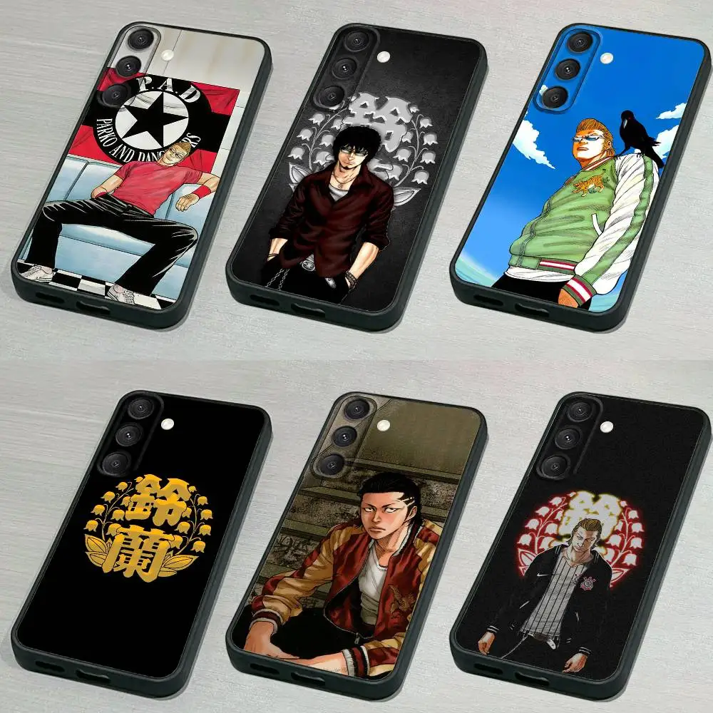 Funda de teléfono W-Worst Crows-S Z-Zero para Samsung S 25,24,23,22,30,21,10,9,Ultra,Plus,Lite,FE,4,5G, funda blanda negra