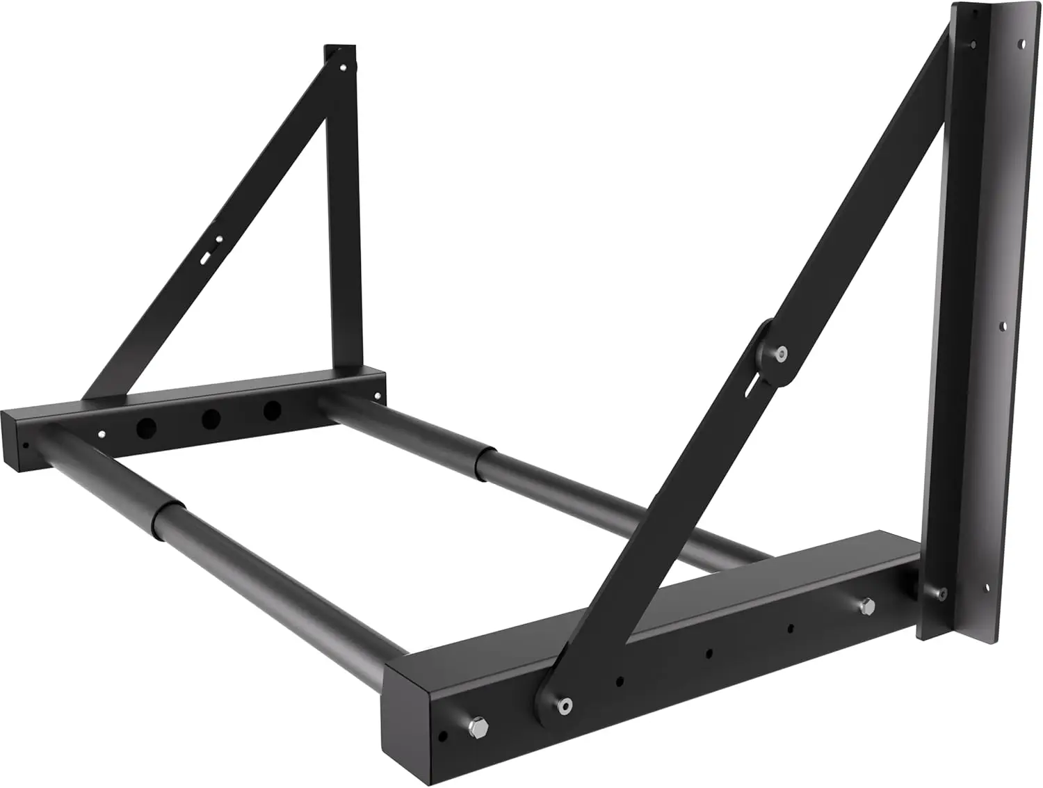 

Регулируемая настенная складная полка для хранения шин в гараже — прочная сталь, 24–48 дюймов, грузоподъемность 600 фунтов