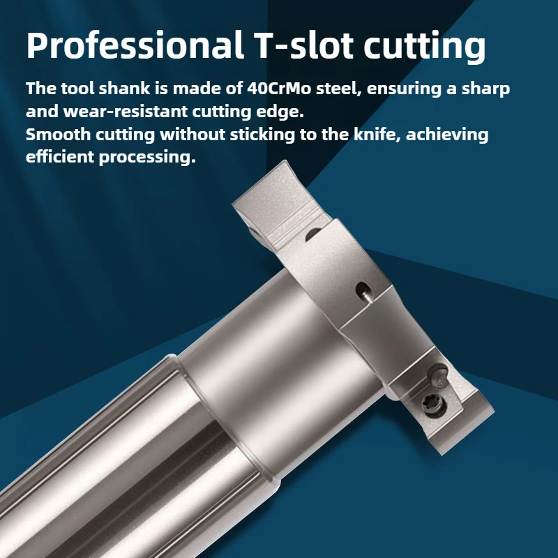 HTS MTS t type T-shaped groove cutter bar Three sided blade holder H thickness 10/12/16/20 height MPHT CCMT insert tool holder