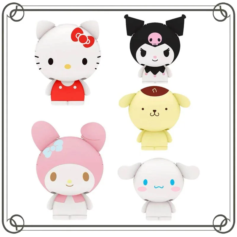 

BANDAI Hello Kitty My Melody Big Head Modeling Shake Doll Ornament Gashapon Collectible Model Toy
