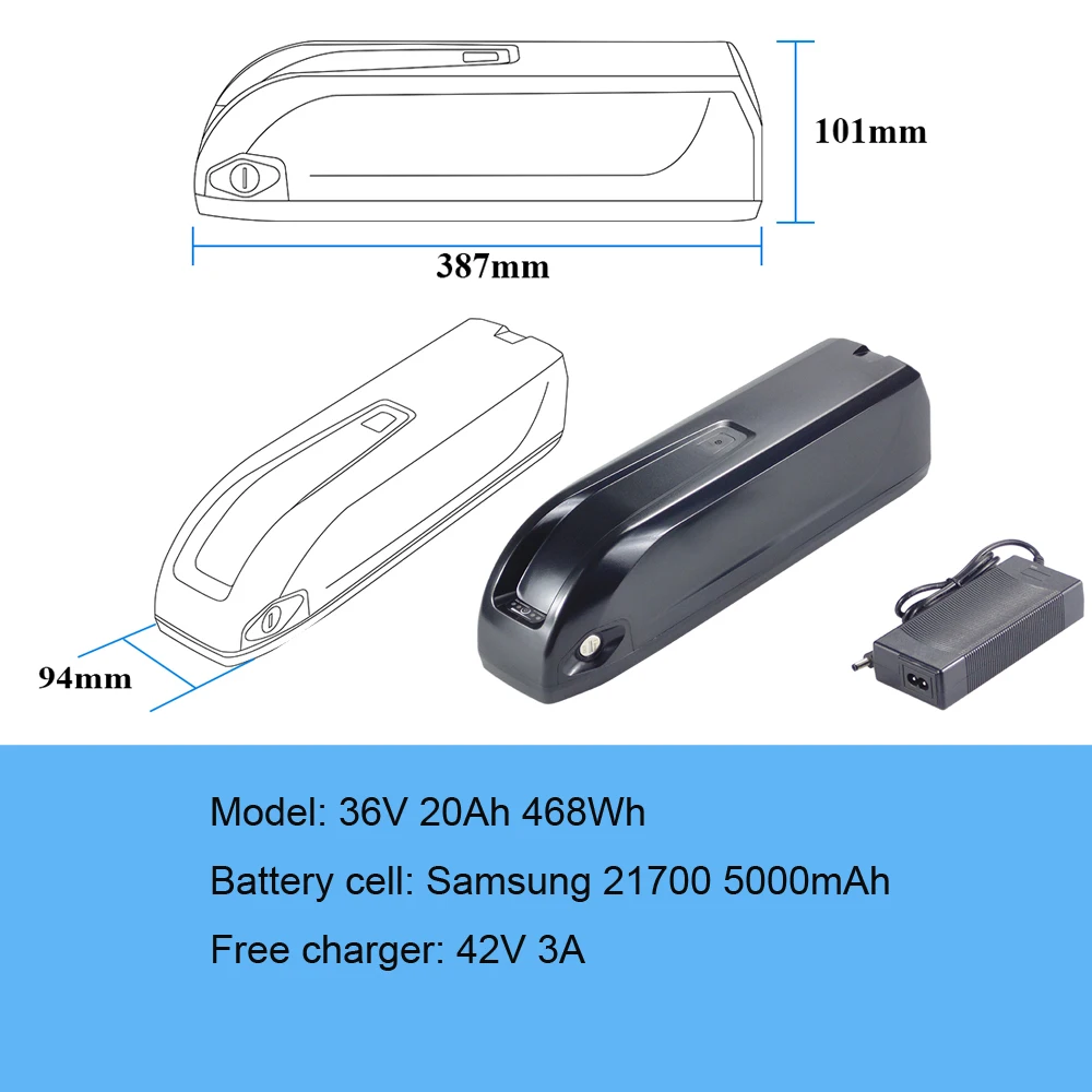 Matrabike Elektrische Fiets Accu 36V 13ah 15ah 17.5ah 20ah Vogue Bakfiets Accu 250W 500W Ebike Met Oplader