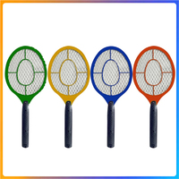Electric Fly Swatter Outdoor/Indoor For Battery Operated Tennis 2 AA Batteries Not Included Green Mosquitos Killer Pest Control