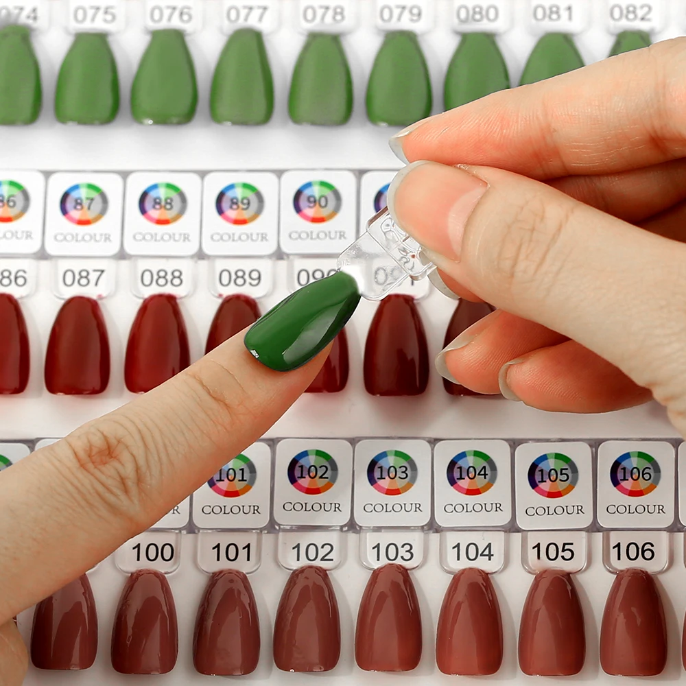 48/72/120 Stück magnetische Nagelspitzen, wiederverwendbar, künstliche Nägel, abnehmbar, einfache Farbanwendung und Testen, modisches Nagelzubehör, Nagelkunst – Detail 9