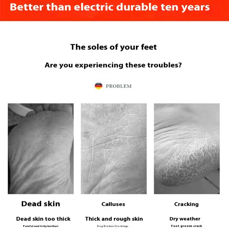 Szlifierka do stóp do usuwania martwego naskórka szlifowanie stóp szlifowanie modzeli nano szklany peeling do stóp naprawa skrobanie stóp narzędzie do pięty