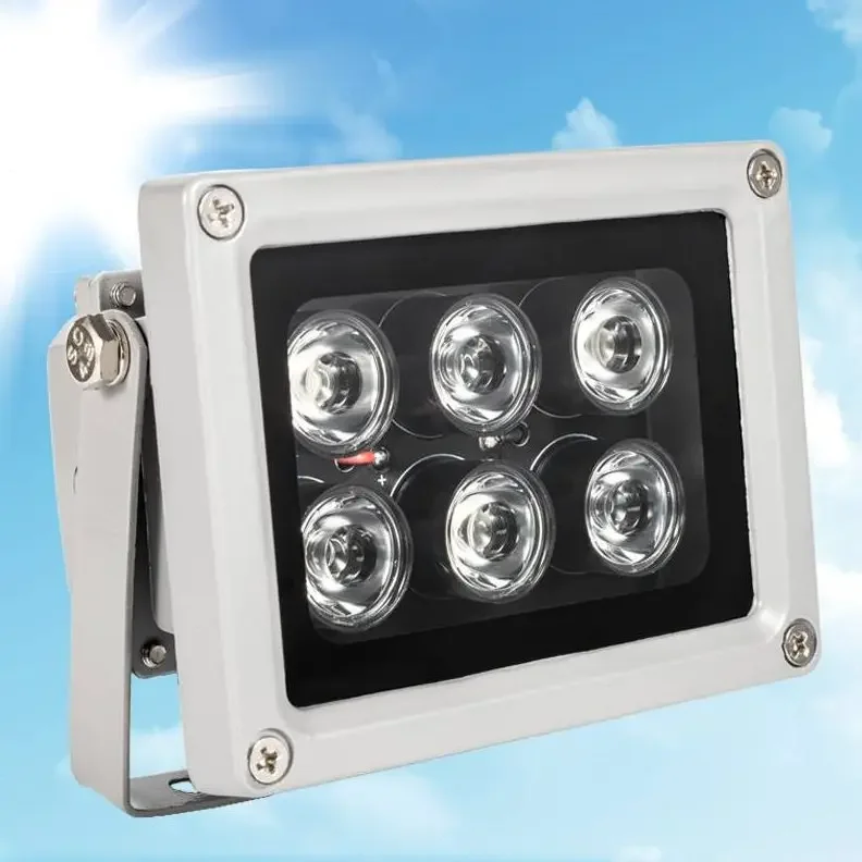 Laser lattice LED automatic sensor light camera auxiliary light night vision 100 meters, The product can be customized.