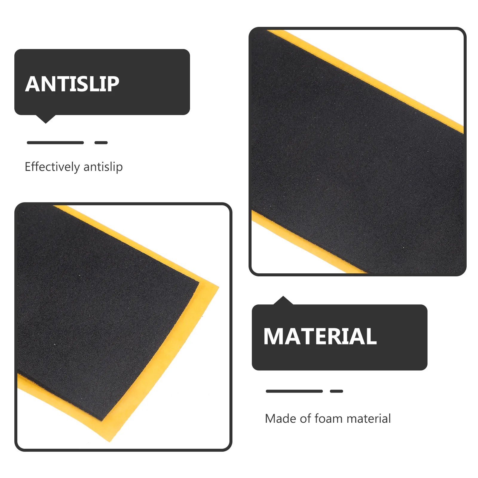 10Pcs Fingerboard Grip Tape Foam Non-Slip Stickers for Finger Skateboards Ample Quantity Proper Size Reliable Adhesion Fine