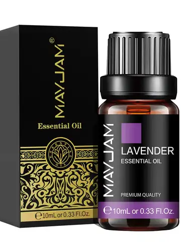 MAYJAM 10ML Essential Oil Lavender Jasmine Eucalyptus Vanilla Sandalwood Bergamot Rosemary Citronella Cinnamon Fragrance Oil