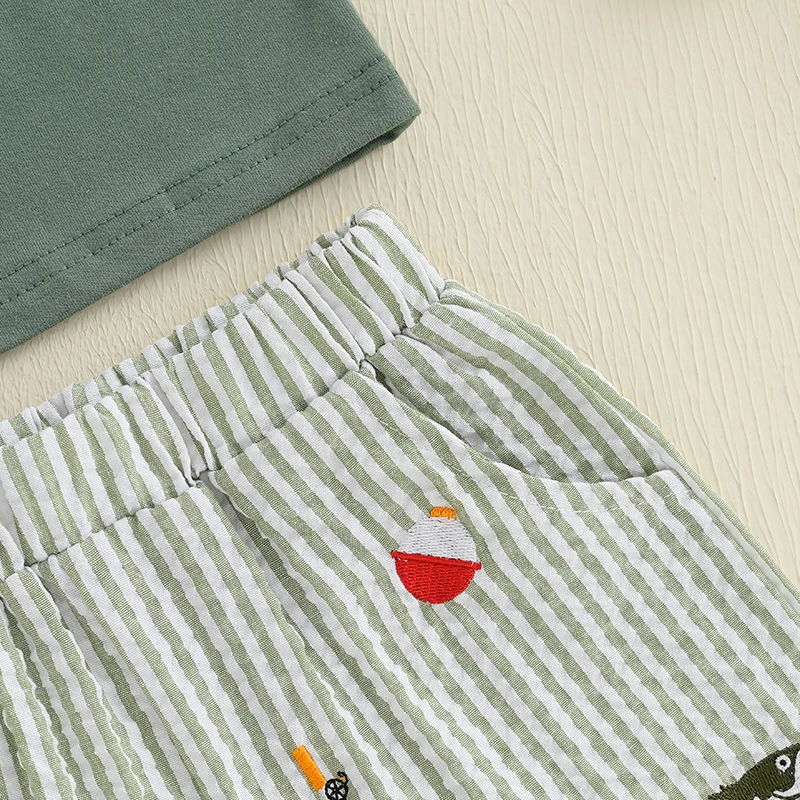 Fish Embroidery Baby Set 6