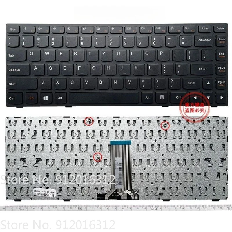 US Keyboard for LENOVO B41-45/70/80/80A B41-75 B40-30/30A/45/45A/70/70A/80/80A Z40-70A Z40-75 Z41-70/80 M41-70/80 N40-30/45/N70