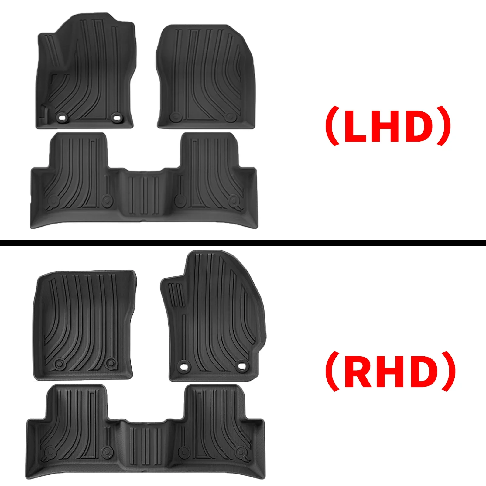 for Toyota Corolla Cross (XG10) Fuel Version 2022-2026 RHD LHD Car Floor Mats TPE Material Non-Slip Interior Parts Accessories