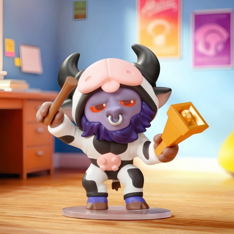 Hot Selling Genuine In Stock Popmart League Of Legends Cute Power Battle Series Handmade Surprise Blind Box Toy Collection Gifts - view 5