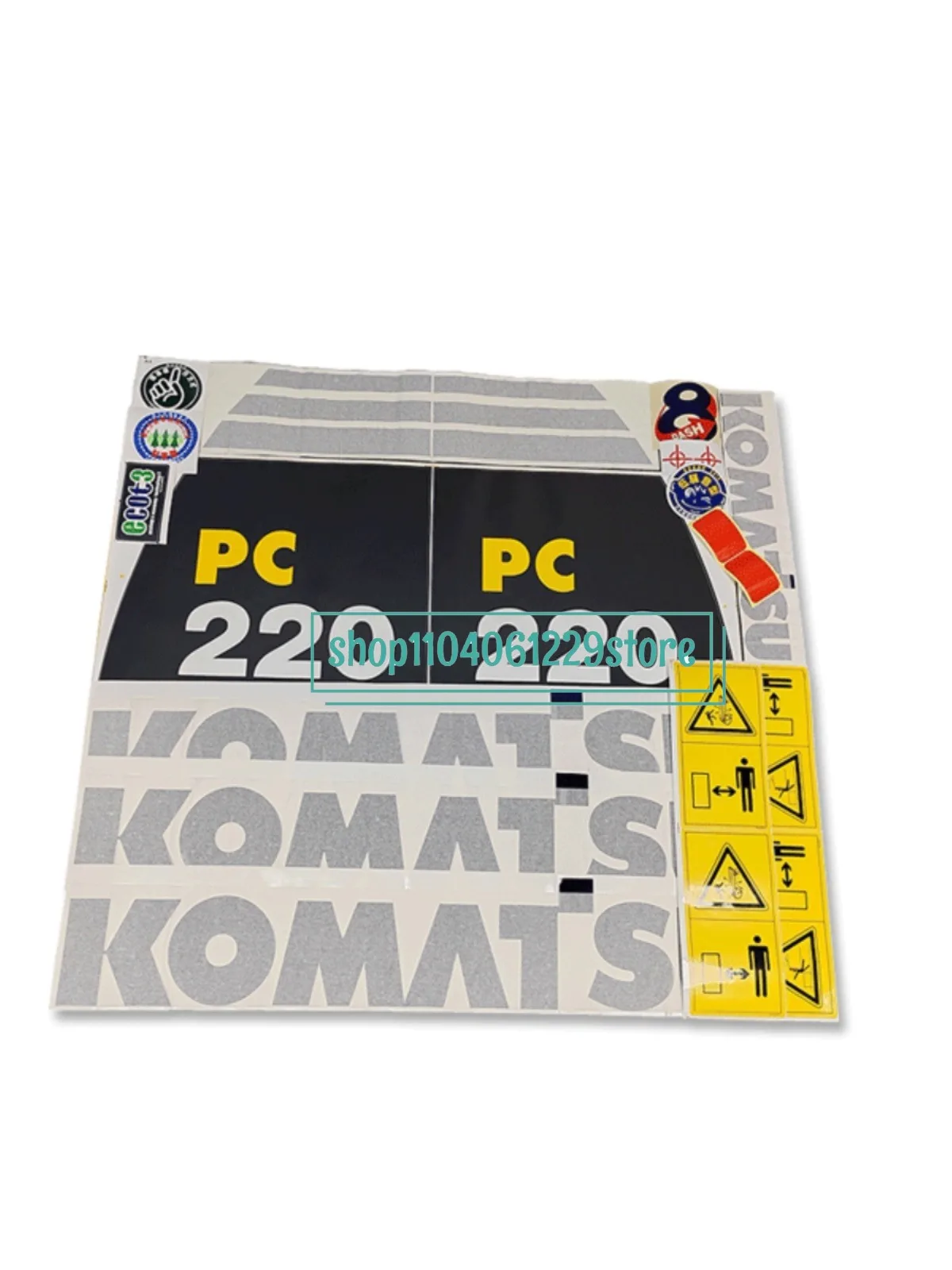 Escavatore per Komatsu adesivo per veicoli interi PC60/70/200/210/220/240/360/400/460-8 accessori per parti di escavatori