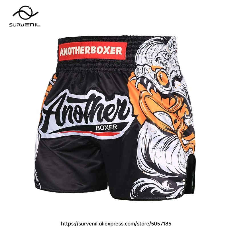 Muay Thai Pants Snake Print Thai Boxing Shorts Men Women Gym Martial Arts Jiujitsu Workouts BJJ MMA Kickboxing Training Pants