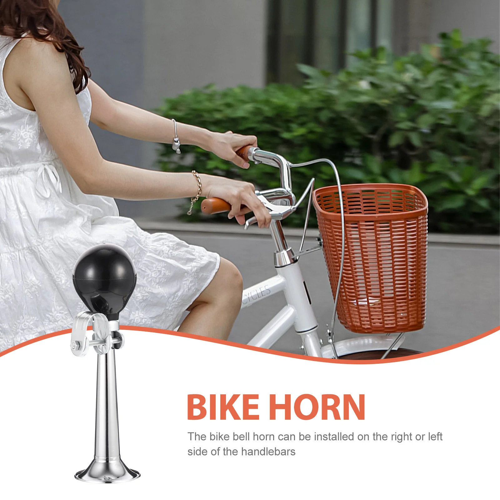

Horn Metal Air Horn For Mountain Bike Universal Handlebar Fit Cycling Safety Bell Bike Accessory Tool