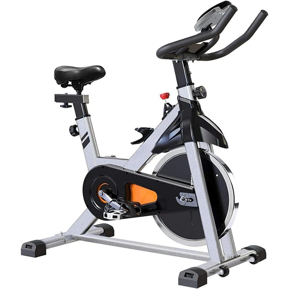 Exercise bike Indoor Cycling Bike Brake Pad/Magnetic Stationary Bike - with Ipad Mount & Comfortable Seat Cushion