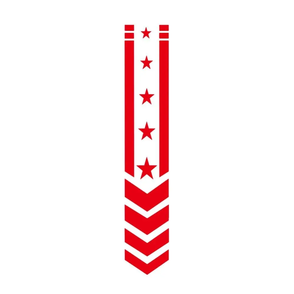 Star Arrow Stripes Car Motorbike Sticker Motorcycle Reflective Stickers Fender Decals Scooter Safety Driving Refit Accessories image 3