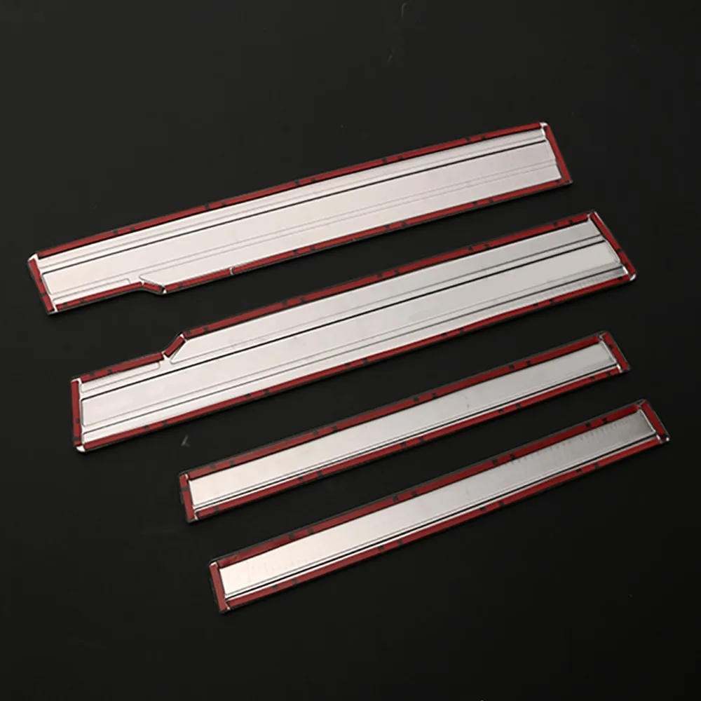 4pcs Durable Door Sill Protection for Honda Freed GB5/6/7/8 Metal Auto Styling Decorative Sticker Accessories