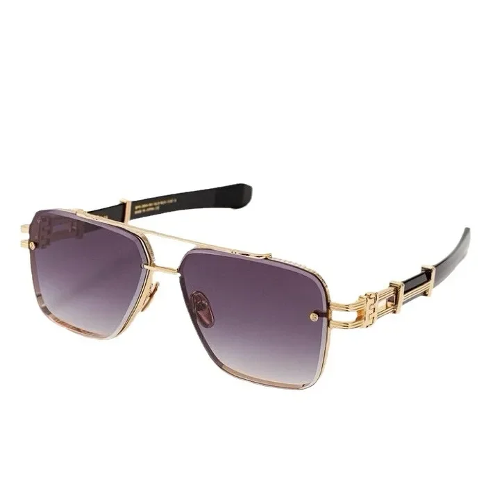 XUKA Design High Version Square Fashion Men's Sunglasses Heavy Industry  Sunglasses Outdoor UV Protection
