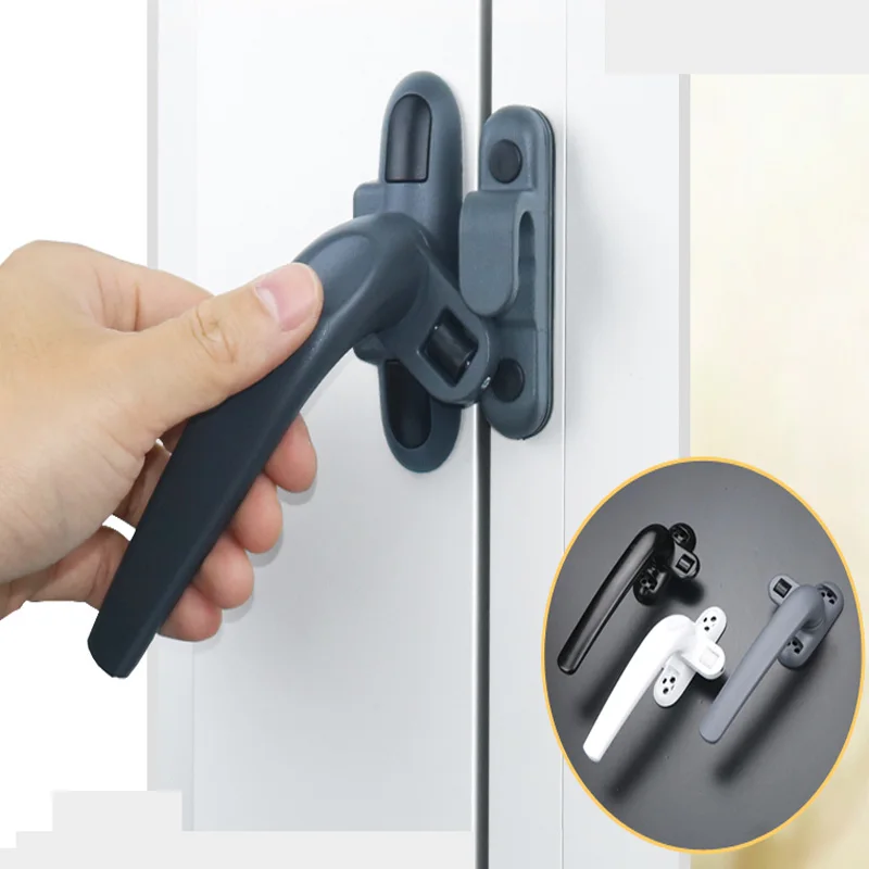 

Aluminum Plastic Steel Casement Window Z Type Latch Inward Outward Opening Window Handle Push Pull Door Lock Catch