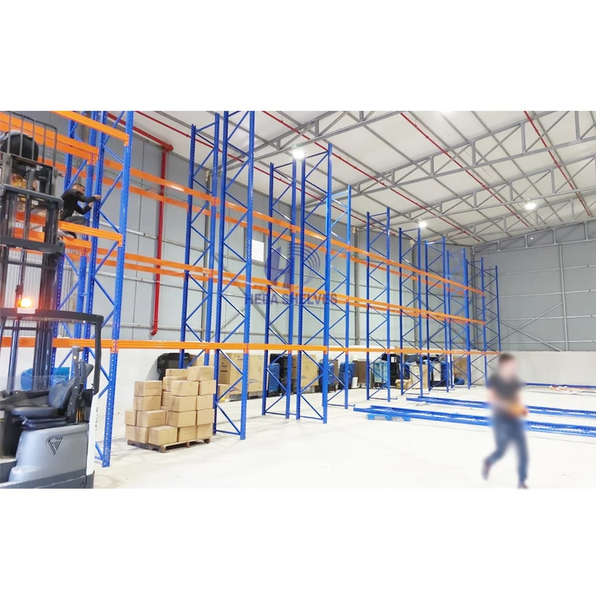 

Система стеллажей для тяжелых грузов, промышленные паллетные стеллажи для логистики