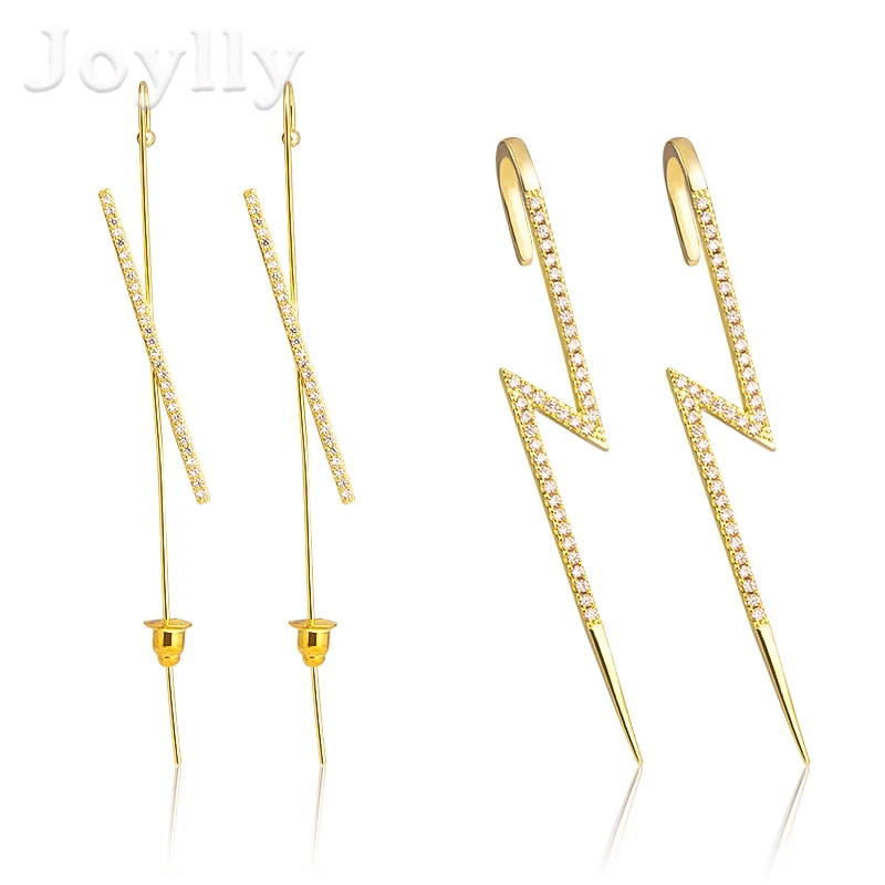 Surround The Auricle Oblique Line Hanging Earring for Girl Women Piercing Ear Needles Trendy Line Straight Earring Jewelry Gift