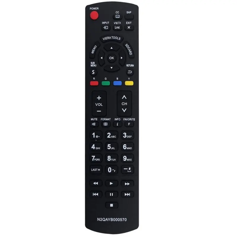 B03B-Replace N2QAYB000570 TV Remote For Panasonic TV TC-L42E3 TC-L42E30 TC-L42U30 TC-32LX34 TC-32LX44S TC-42PX34 TC-50PX34