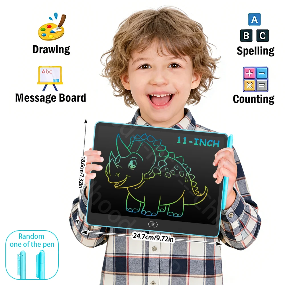 11/13/16 Inch LCD Tekentablet Schrijfbord Kinderen Doodle Schilderen Handschrift Pads Speelgoed voor 3 4 5 6 7 8 Jaar Meisjes Jongens Geschenken