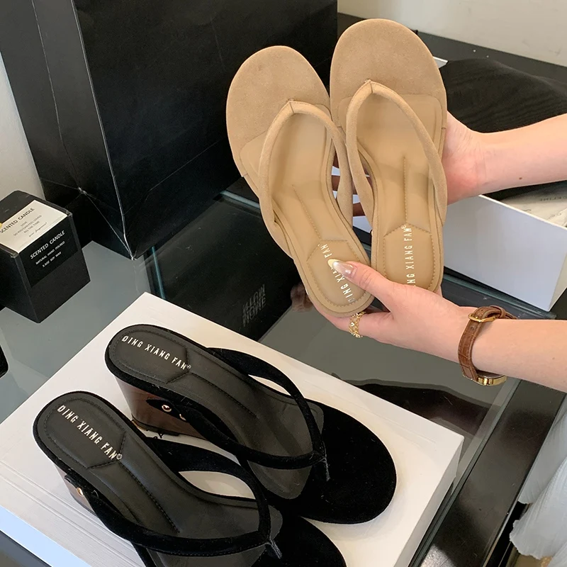 

Slippers Summer Shoes Women Wedges Sandals Slides Beach Home Slippers Women Flip Flops Memory Foam Slippers Zapatos De Mujer