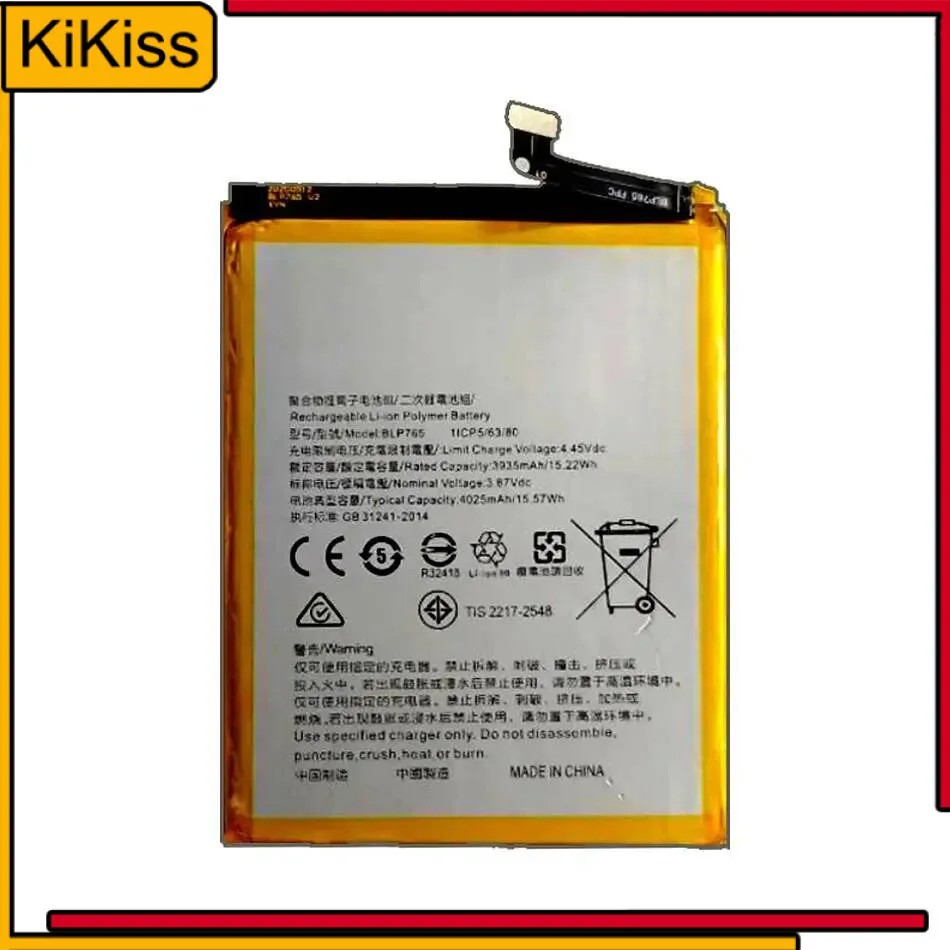 

4025Mah For Oppo Reno 3 3A A91 F15 2020 CPH2001 CPH2021 PCPM00 High Compatibility Mobile Phone Battery Performance BLP765