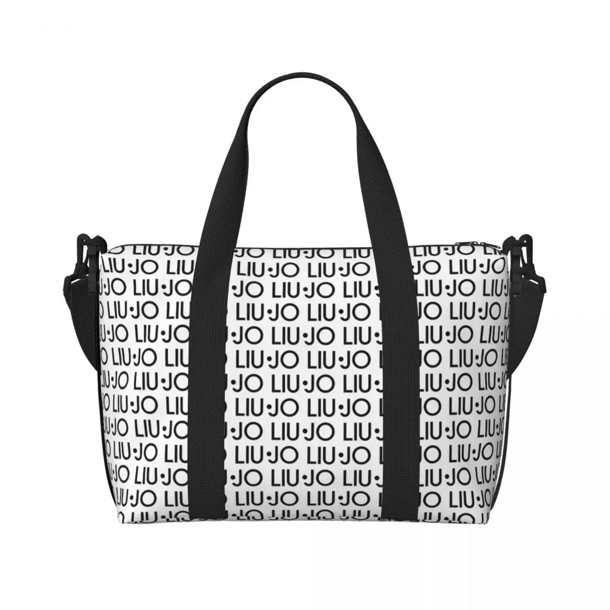 Bolsos grandes del viaje del gimnasio de la playa del compartimiento de las mujeres del bolso de asas de la playa del logotipo de Liu Jos de encargo
