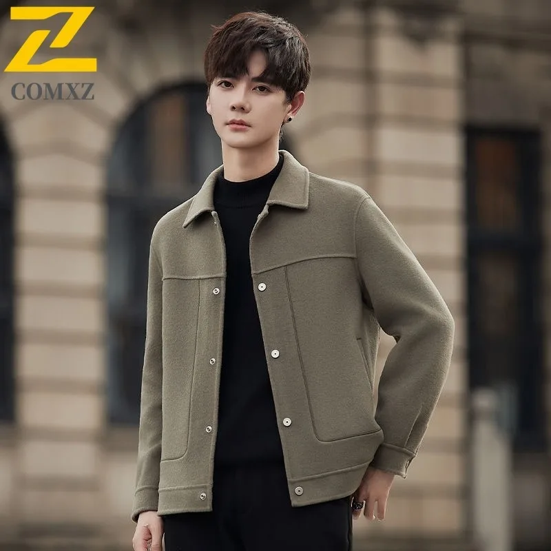 

COMXZ Premium Mens Jacket Lightw Luxurious Hiking Travel Jackets Fashion Streetwear Windproof Spring Autumn New Man Outerwear