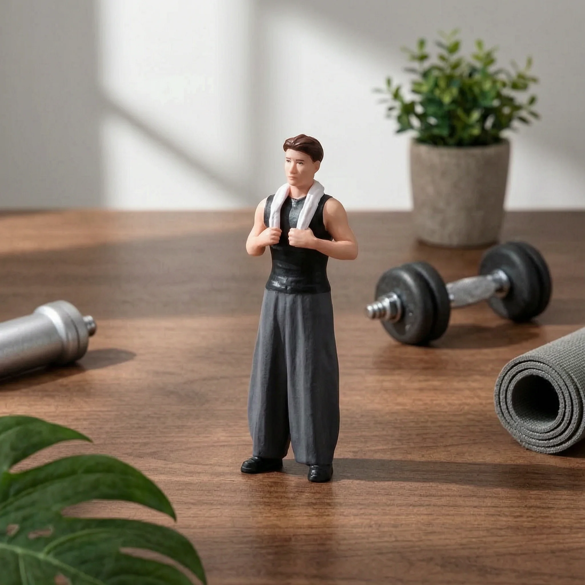 Garage Mechanic Figure Detailed Mechanic Figurine Diorama Figure Collectible Figurines Authentic for Hobbyists, Workshop Display